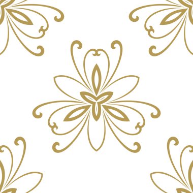 çiçek sorunsuz vektör desen. arka plan şark