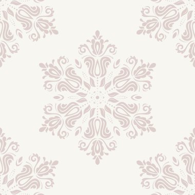 Damasko Seamless modeli. Şark arka plan