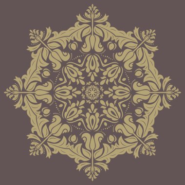 Çiçek desenli. Şark arka plan