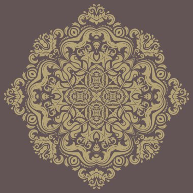 Damask deseni. Şark arka plan