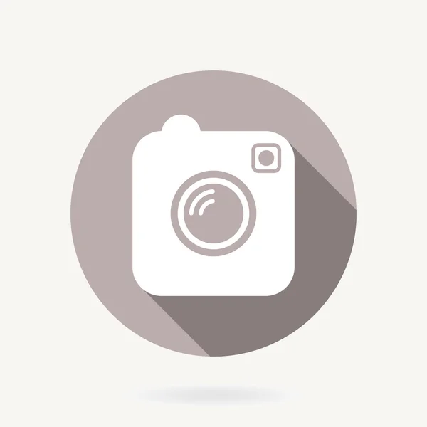 Camera  Icon With Flat Design — Stock Photo, Image