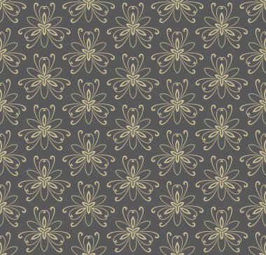 çiçek sorunsuz vektör desen. arka plan şark