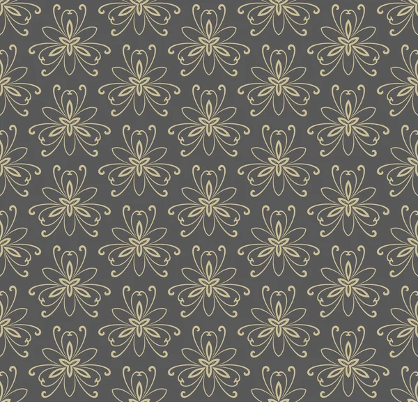 Floral naadloze vector patroon. oriënteren abstracte achtergrond — Stockvector