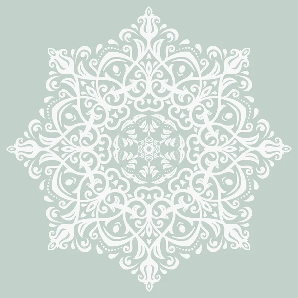 Floral vector patroon. oriënteren abstracte achtergrond — Stockvector