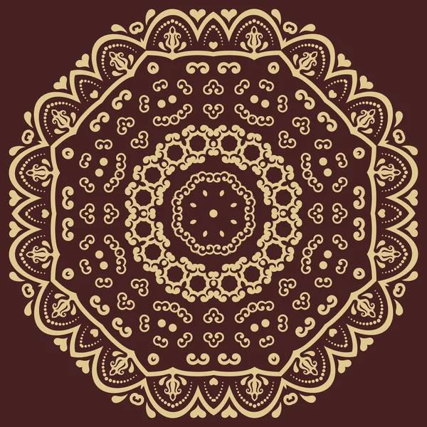 "Damask Vector Pattern". Ориентир — стоковый вектор