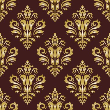 Damasko Seamless modeli. Şark arka plan