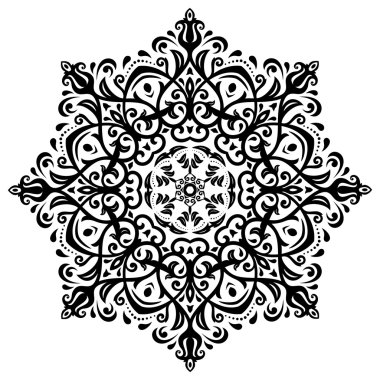 Damask deseni. Şark arka plan