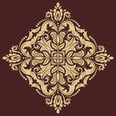 Çiçek desenli. Şark arka plan