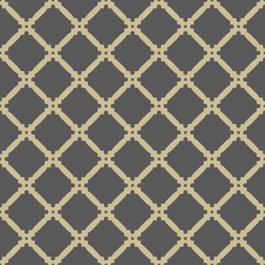 Geometrik sorunsuz vektör soyut altın ızgara