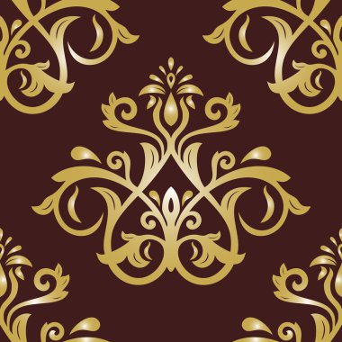 Damasko Seamless modeli. Şark arka plan