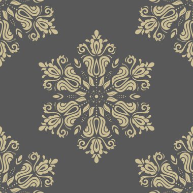 Damasko Seamless modeli. Şark arka plan