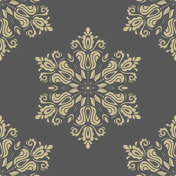 Damaszt Seamless Pattern. Keleti háttér — Stock Fotó