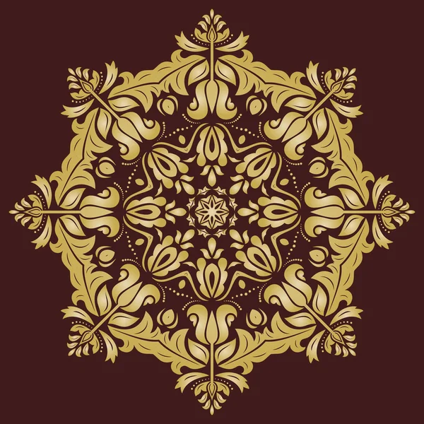 Orient Vector Pattern. Ornamento abstrato — Vetor de Stock