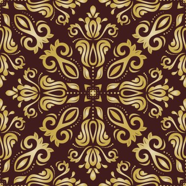 Desen Barok tarzında. Soyut vektör arka plan