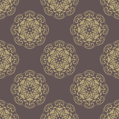 Damasko Seamless modeli. Şark arka plan