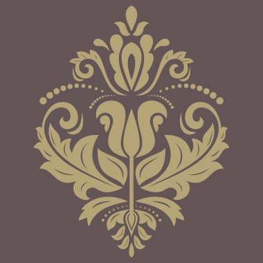 Çiçek desenli. Şark arka plan