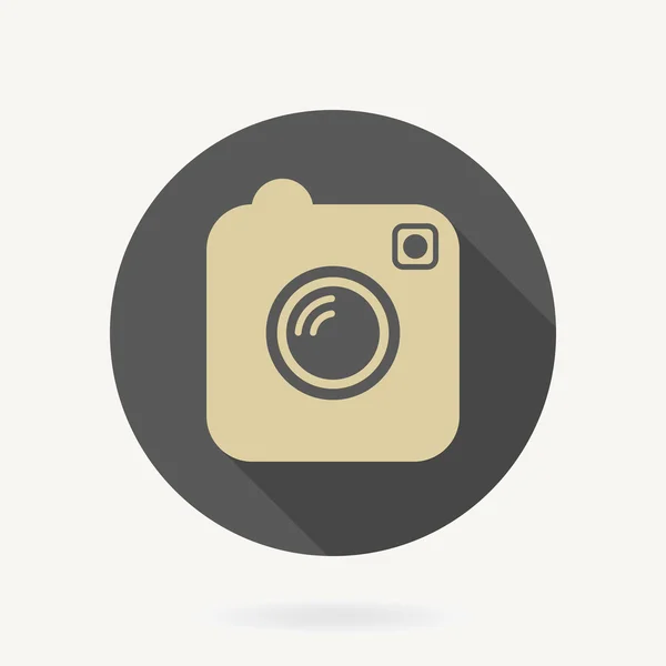 Camera  Icon With Flat Design — Stock Photo, Image