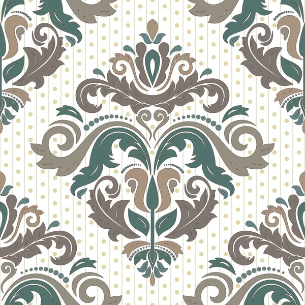 Damask Seamless  Pattern. Orient Background — Stock Photo, Image