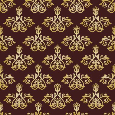 Damasko Seamless modeli. Şark arka plan