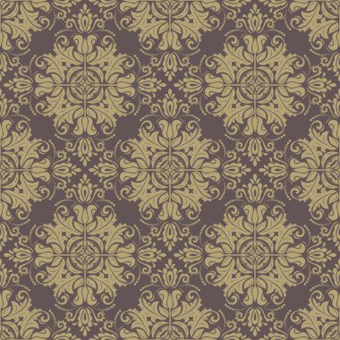 Damasko Seamless modeli. Şark arka plan