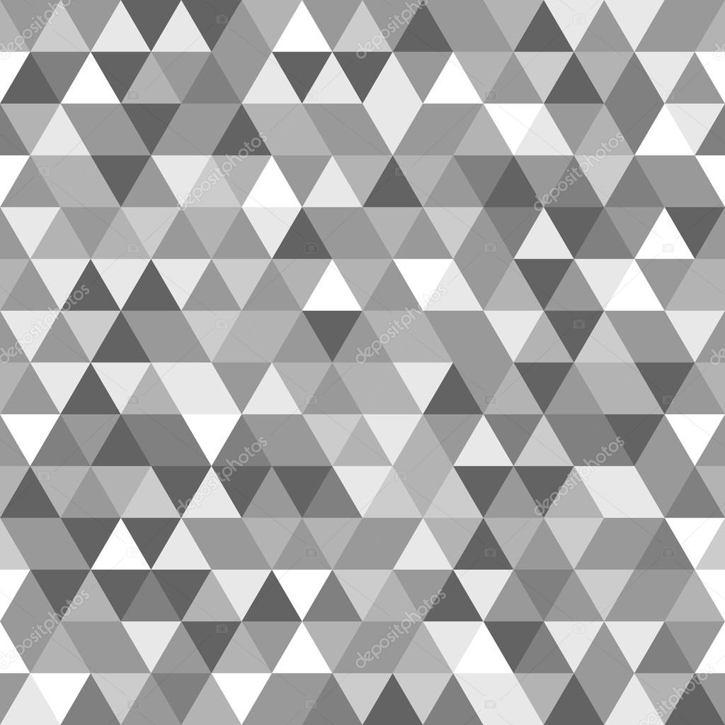 Geometric Seamless Vector Abstract Pattern with Triangles