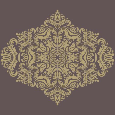 Damask deseni. Şark arka plan