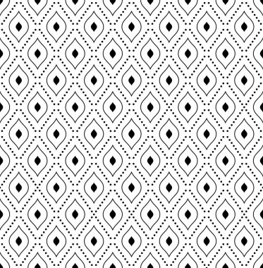 Geometrik soyut dikişsiz desen