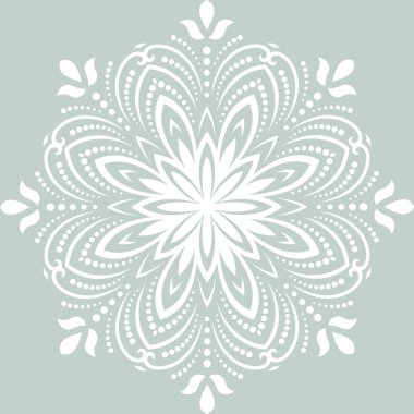 Damask deseni. Şark arka plan