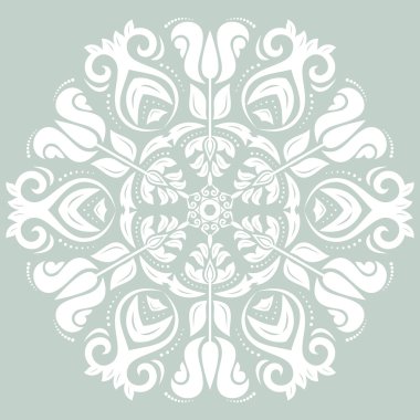 Damask deseni. Şark arka plan