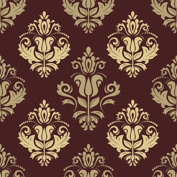 Damaszt Seamless Pattern. Keleti háttér — Stock Fotó