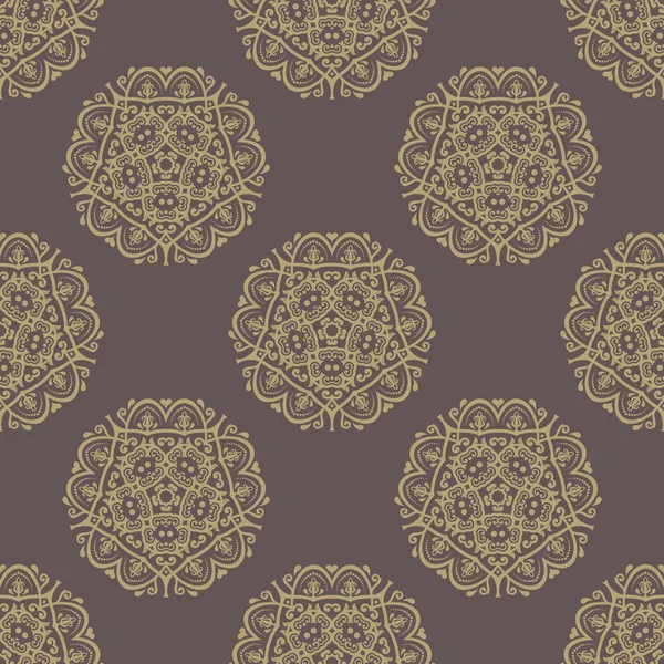 Damaszt Seamless Pattern. Keleti háttér — Stock Fotó