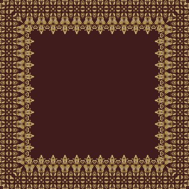 Çiçek Vektörü İnce Çerçeve