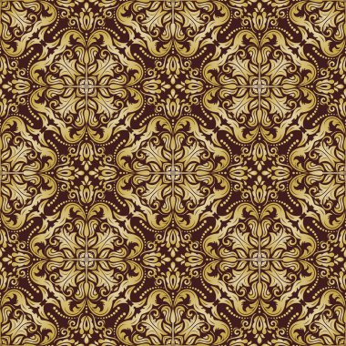 Damasko Seamless modeli. Şark arka plan