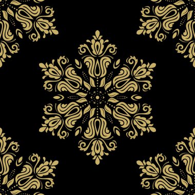 Çiçek Seamless modeli. Şark arka plan