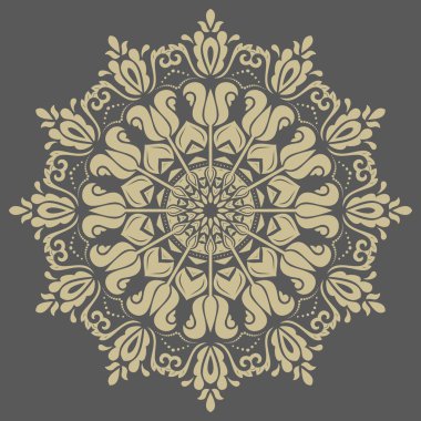 Damask deseni. Şark arka plan