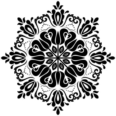 Çiçek Vektörü Soyut Deseni