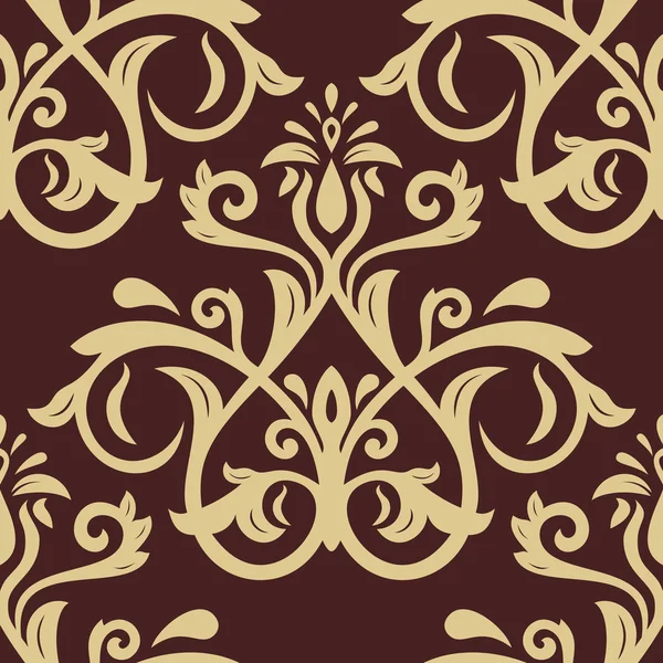 Damaszt Seamless Pattern. Keleti háttér — Stock Fotó