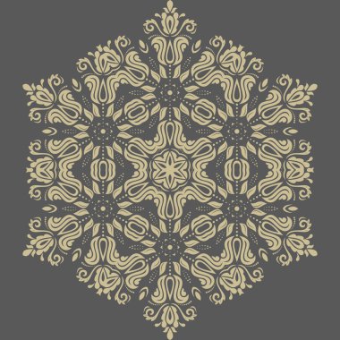 damasko vektör şark desen