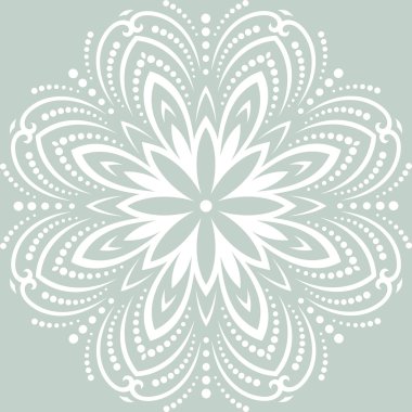 Desen gelecek şekilde yönlendirin. Soyut beyaz süsleme