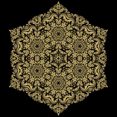 Damask deseni. Şark süsleme