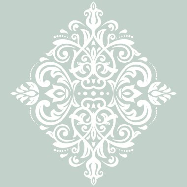 Damask deseni. Şark süsleme