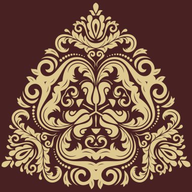 Damask deseni. Şark süsleme