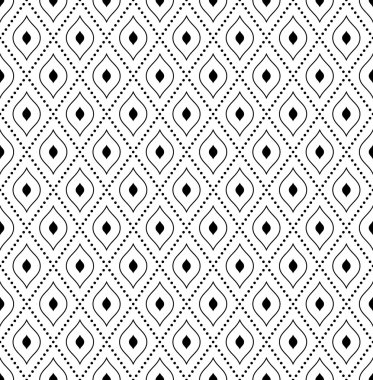Geometrik soyut dikişsiz vektör deseni