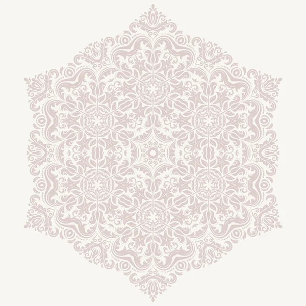 Damasco Vector Pattern. Orient Background — Vetor de Stock