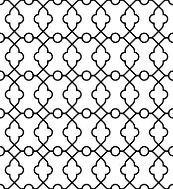 Geometrik Kusursuz Vektör Soyut Deseni