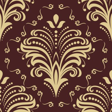 Desen Barok tarzında. Arka plan