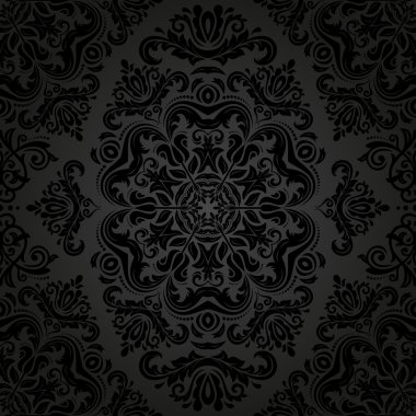 Desen Barok tarzında. Arka plan