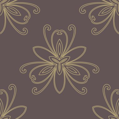 Damasko Seamless modeli. Şark arka plan