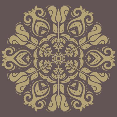 Damask deseni. Şark süsleme