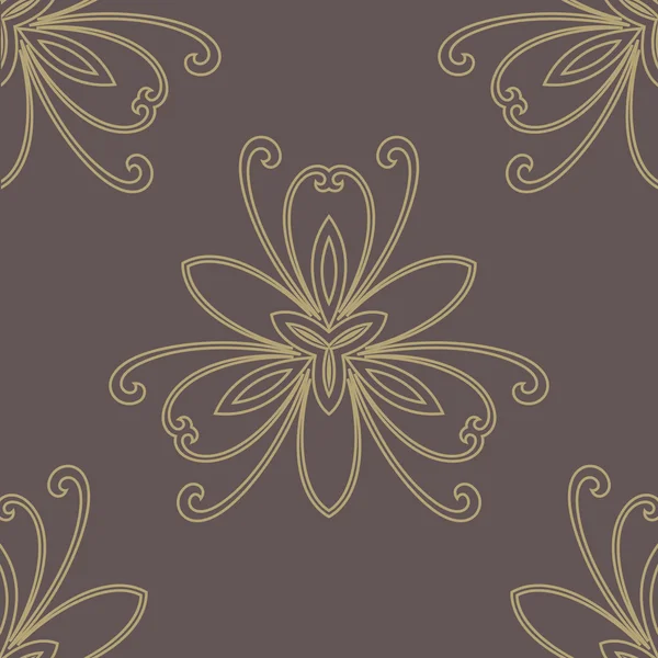 Damaszt Seamless Pattern. Keleti háttér — Stock Fotó